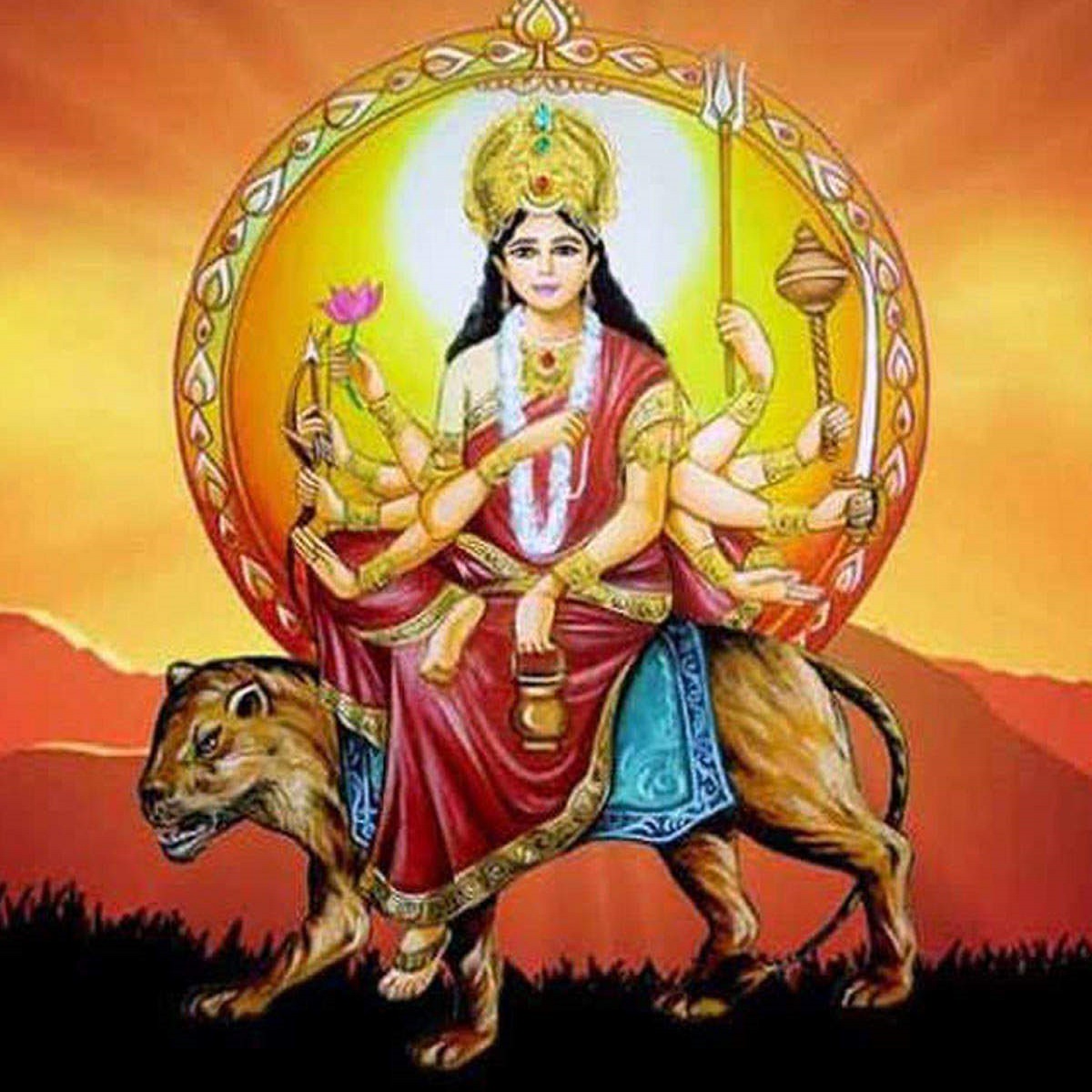 चंद्रघंटा माता की आरती - Chandraghanta mata ki aarti