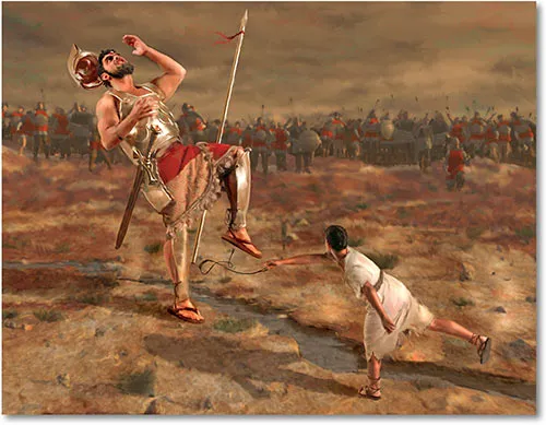 You are currently viewing डेविड की गोलियथ से लड़ने की कहानी – The story of david fighting goliath