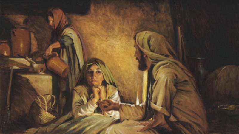 You are currently viewing यीशु की मैरी और मार्था से मिलने की कहानी – The story of jesus visiting mary and martha