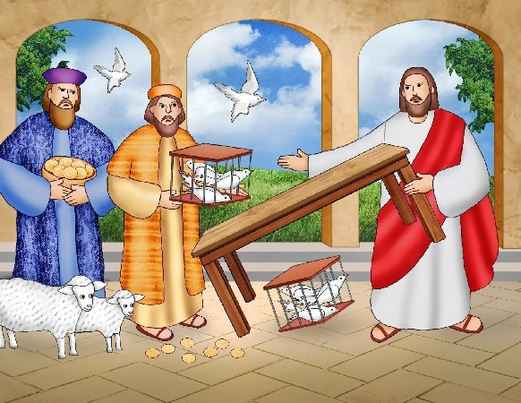 You are currently viewing यीशु ने मंदिर को साफ़ किया कहानी – Jesus cleans out the temple story