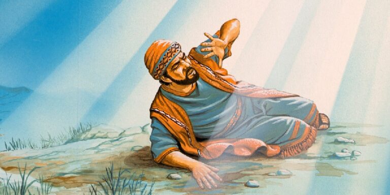 शाऊल की तेज रोशनी से अचानक अंधी हो जाने की कहानी - The story of saul being suddenly blinded by a bright light