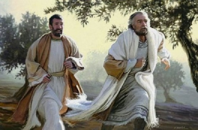 पीटर और जॉन की खाली कब्र के अंदर जाने की कहानी - The story of peter and john going inside the empty tomb