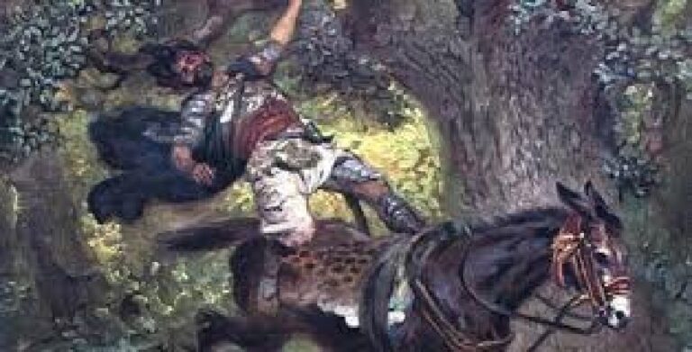 एक शानदार व्यक्ति के सिर पर सवार अबशालोम की कहानी - The story of absalom riding at the head of a splendid